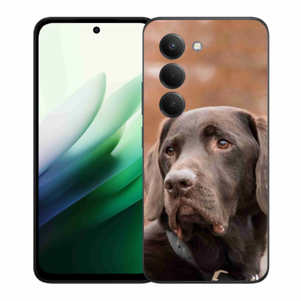 Gél borítás mmCase a Xiaomi Redmi 15 5G-hez - barna labrador