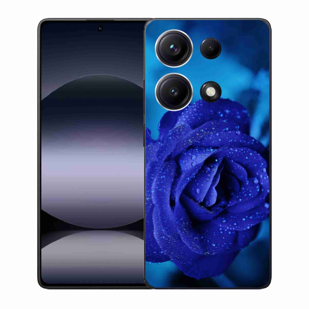 Gél borítás mmCase a Xiaomi Redmi Note 14S-hez - kék rózsa