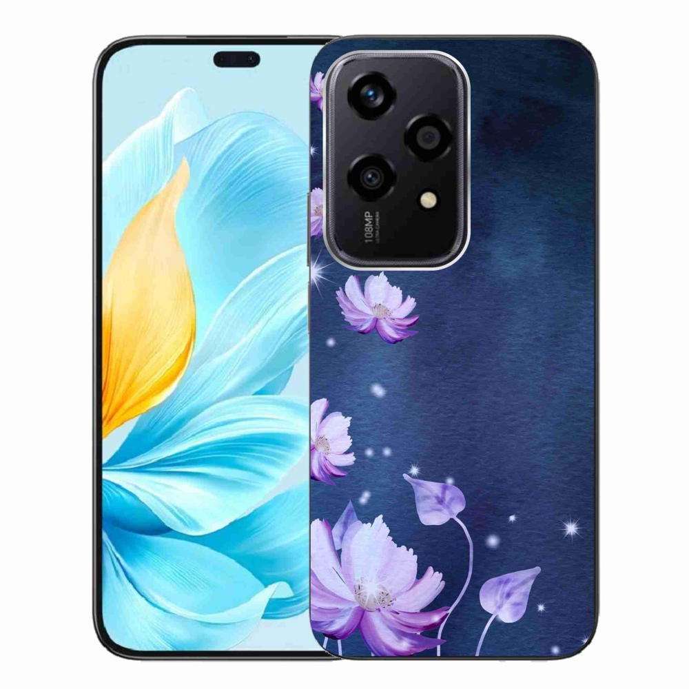 Gél tok mmCase a Honor 200 Lite 5G számára - hulló virágok