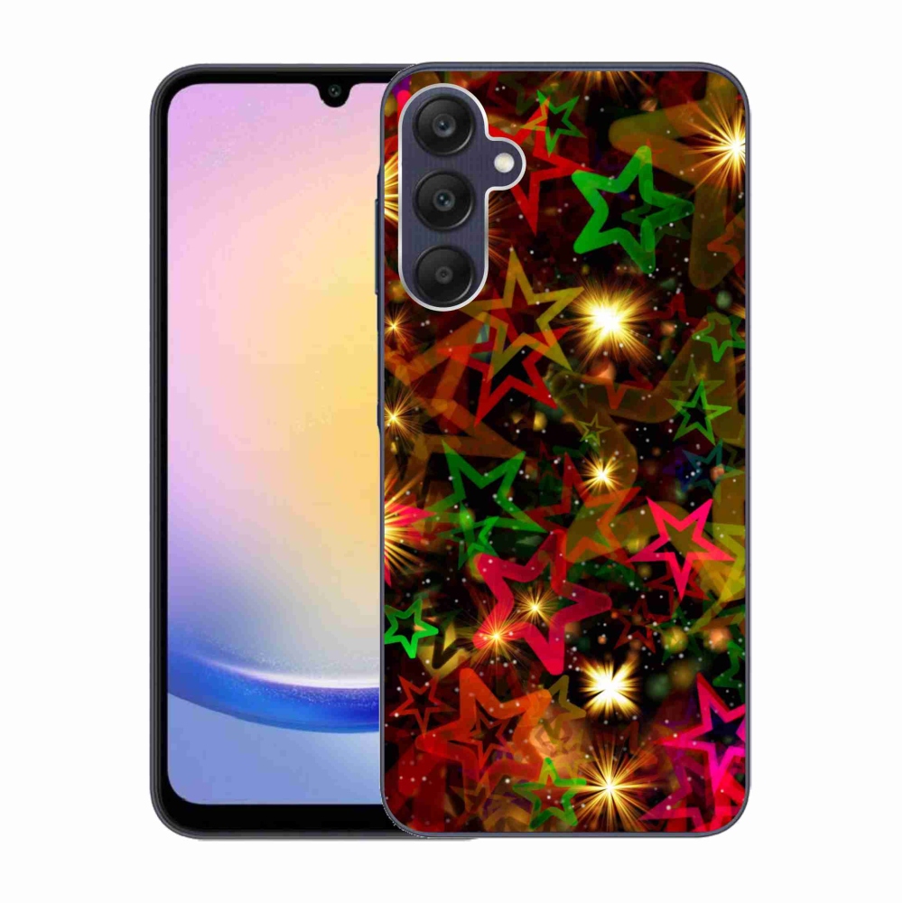 Zselés borítás mmCase Samsung Galaxy A25 5G - színes csillagok
