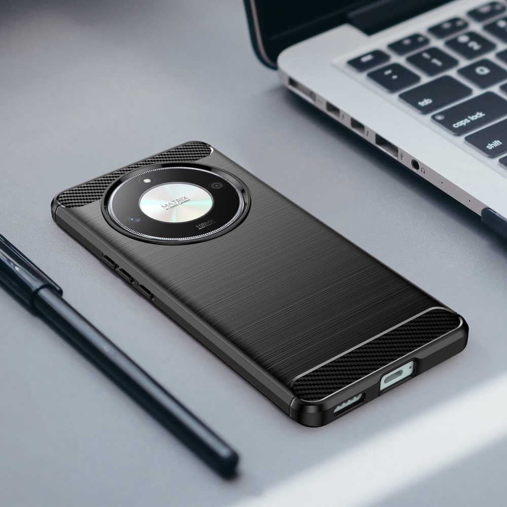 Szénálló zselés tok a Honor Magic 6 Lite 5G készülékhez - fekete