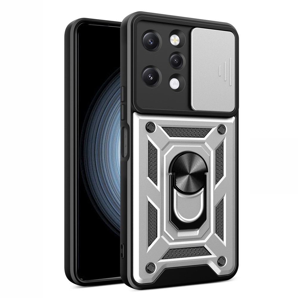 Tartós csúszásbiztos borító Xiaomi Redmi 12 4G - ezüst