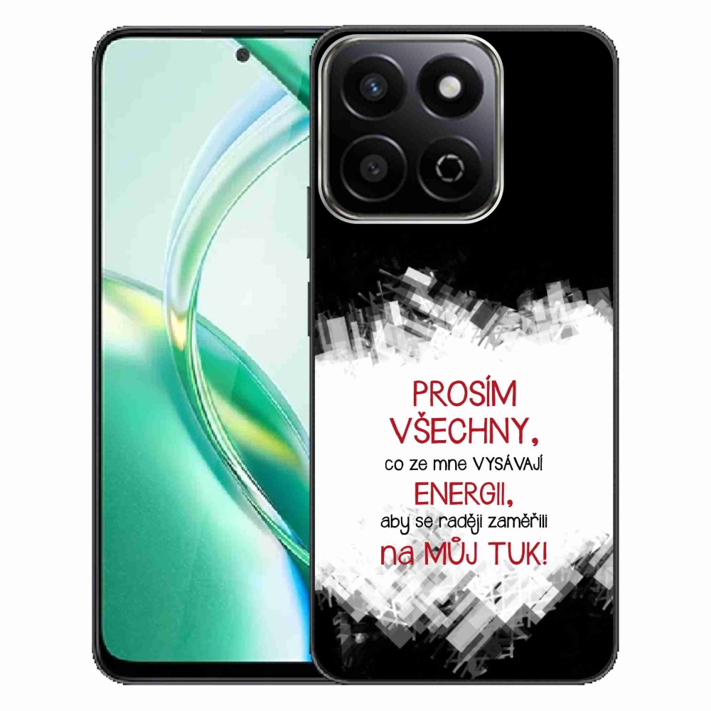 Gél borító mmCase a Honor 200 Smart 5G készülékhez - vicces szöveg 1 piros