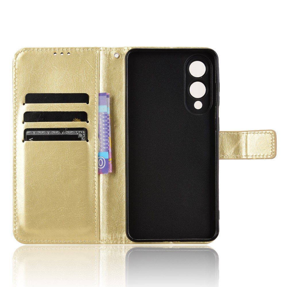 Őrült könyv tok Samsung Galaxy S25 Edge készülékhez - arany színben