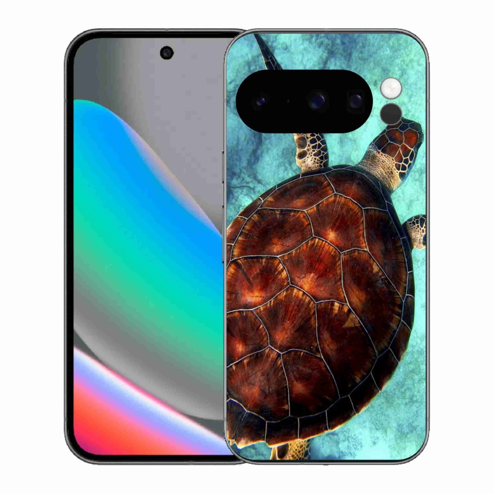 Zselés borítás mmCase a Google Pixel 10 Pro-hoz - teknősbéka