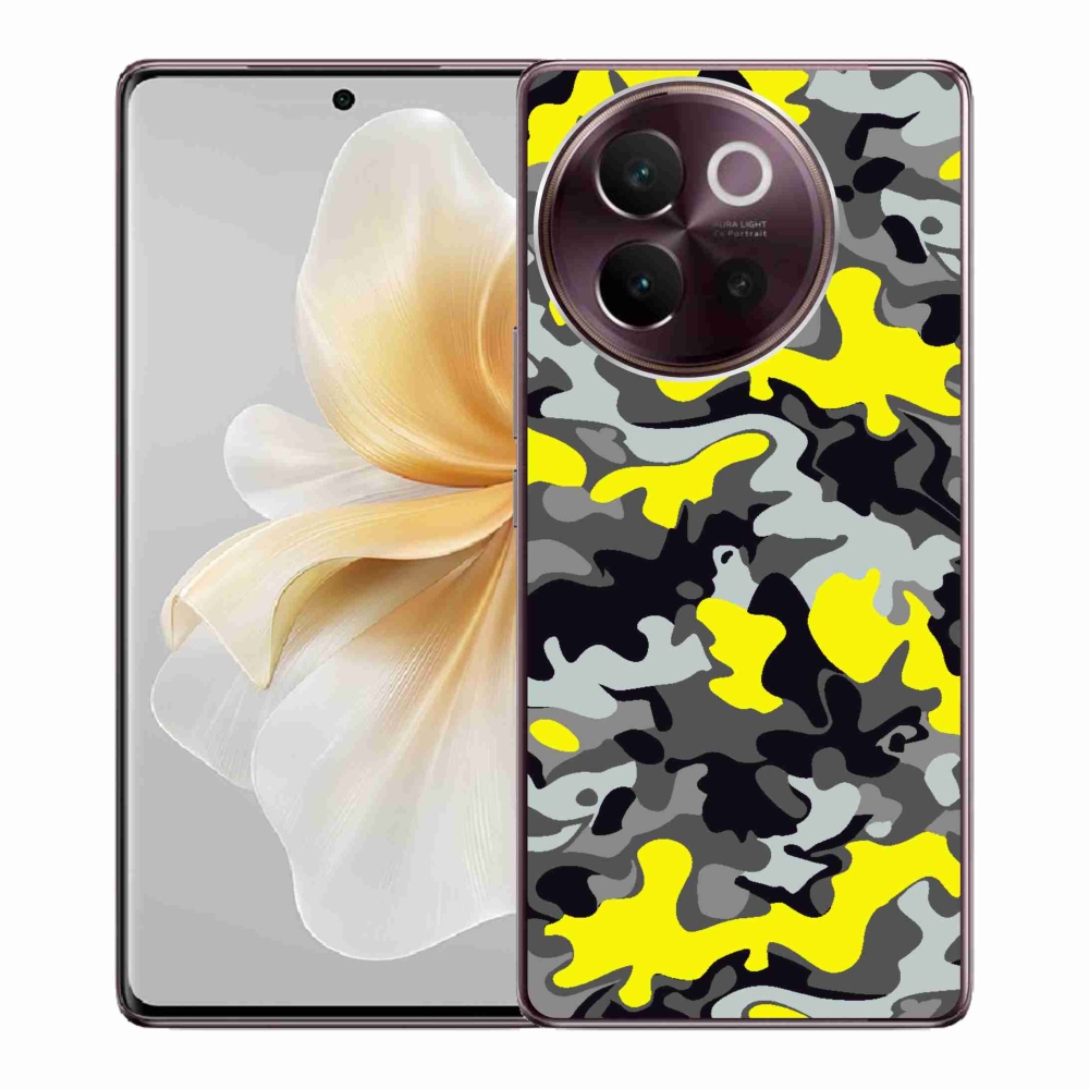 Gél borítás mmCase a Vivo V40 Lite 5G készülékhez - terepszínű minta 6