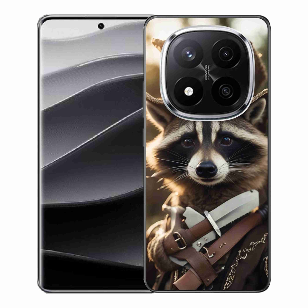 Gél borítás mmCase a Xiaomi Redmi Note 14 Pro+ 5G számára - mosómedve egyenruhában