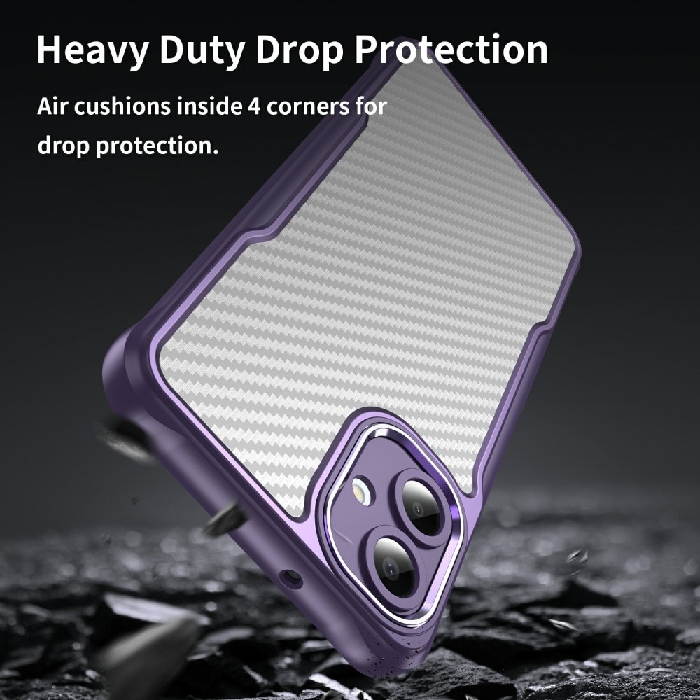 Textúrák tartós borító Samsung Galaxy A06 4G készülékhez - lila