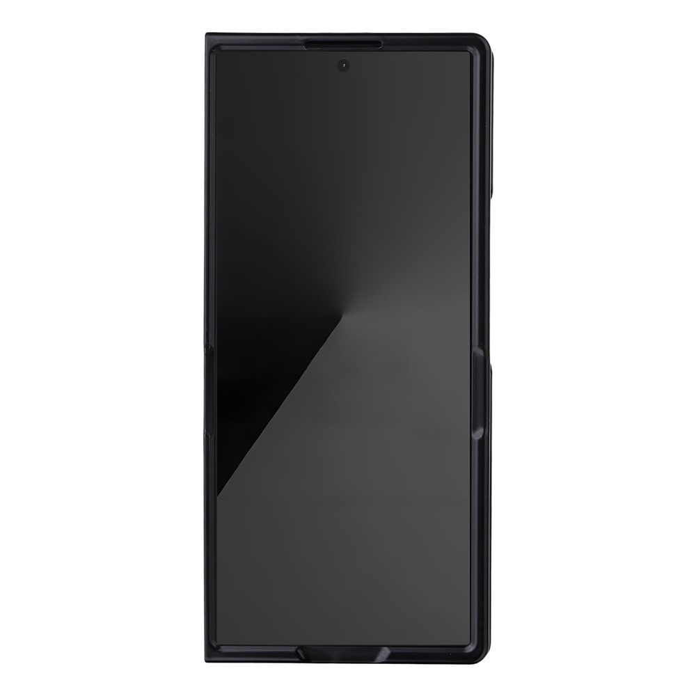 Műbőrrel borított műanyag tok Samsung Galaxy Z Fold7 5G - piros színben