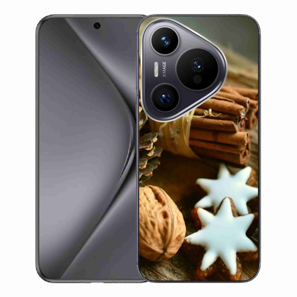 Gél borítás mmCase a Huawei Pura 70 Pro számára - fahéj és mézeskalács