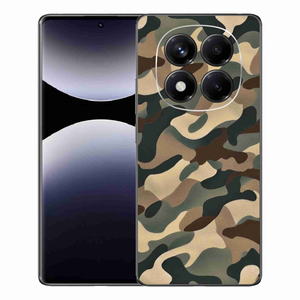 Gél borítás mmCase a Xiaomi Redmi Note 14 Pro számára - terepszínű minta 11