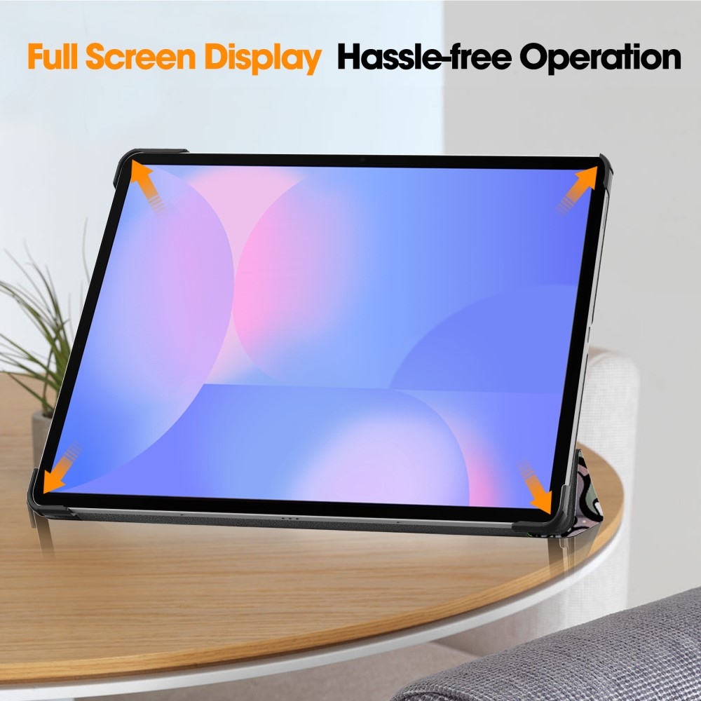 Patte intelligens záró tok Samsung Galaxy Tab S10 FE+ készülékhez - graffiti