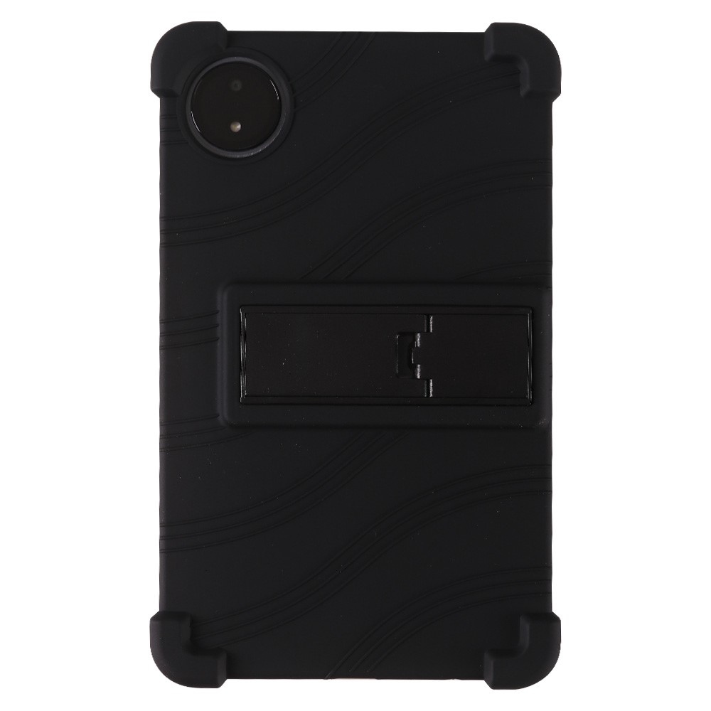 Védő szilikon tok megerősített sarkokkal a Xiaomi Redmi Pad SE 8.7 készülékre - fekete