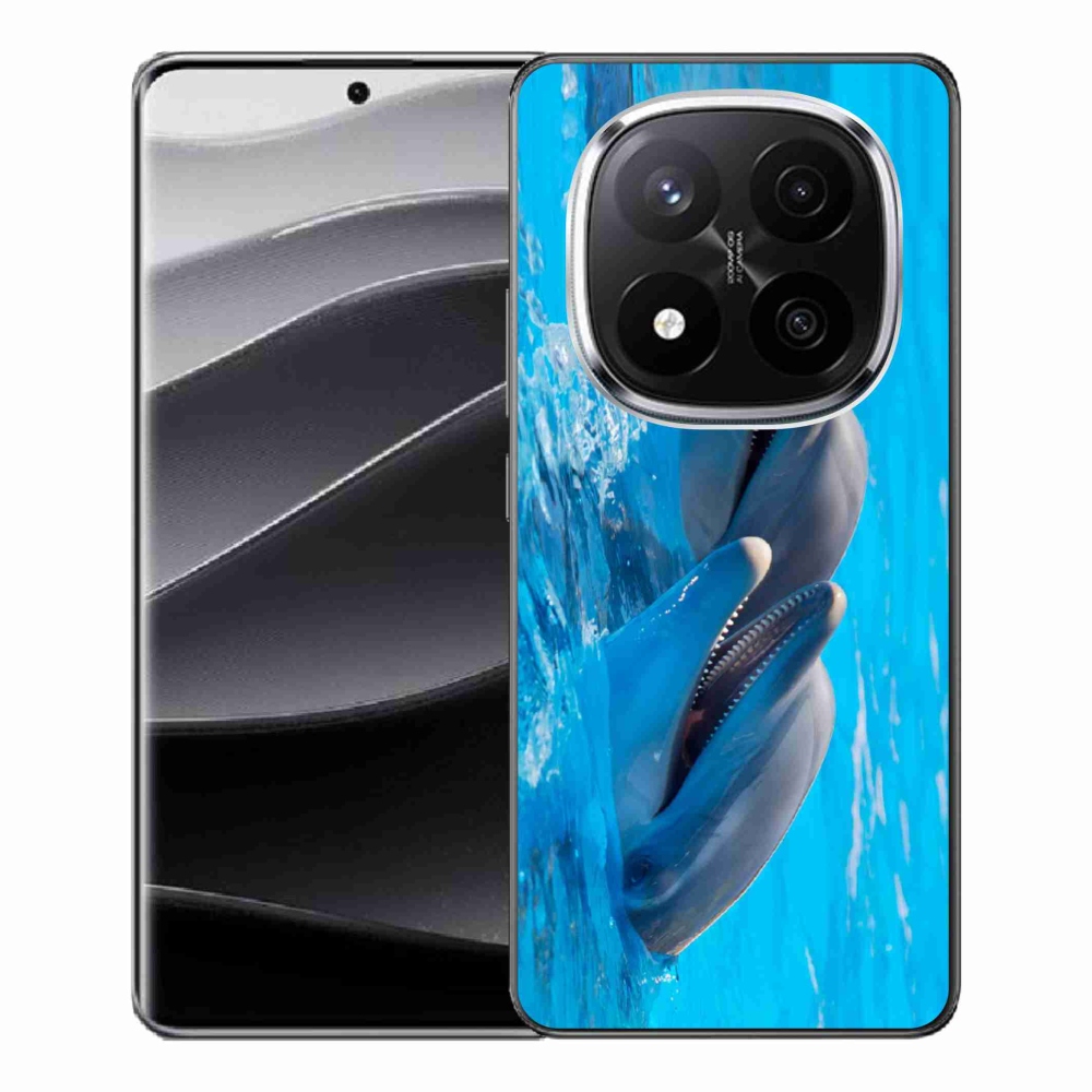 Gél borítás mmCase a Xiaomi Redmi Note 14 Pro+ 5G számára - delfinek