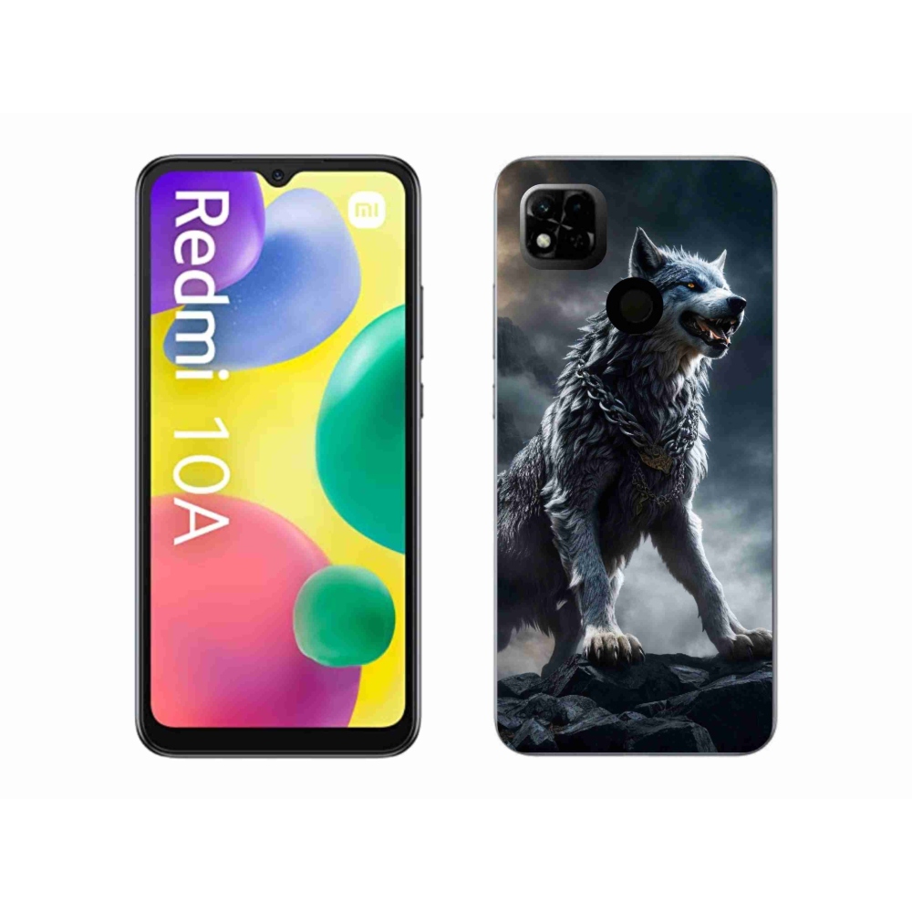 Gél borítás mmCase a Xiaomi Redmi 10A számára - farkas 1