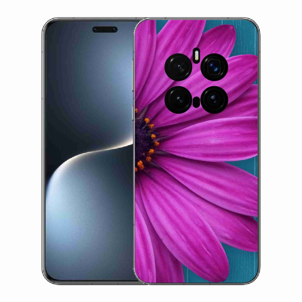 Zselés borítás mmCase a Honor Magic 7 Pro 5G készülékhez - lila margaréta