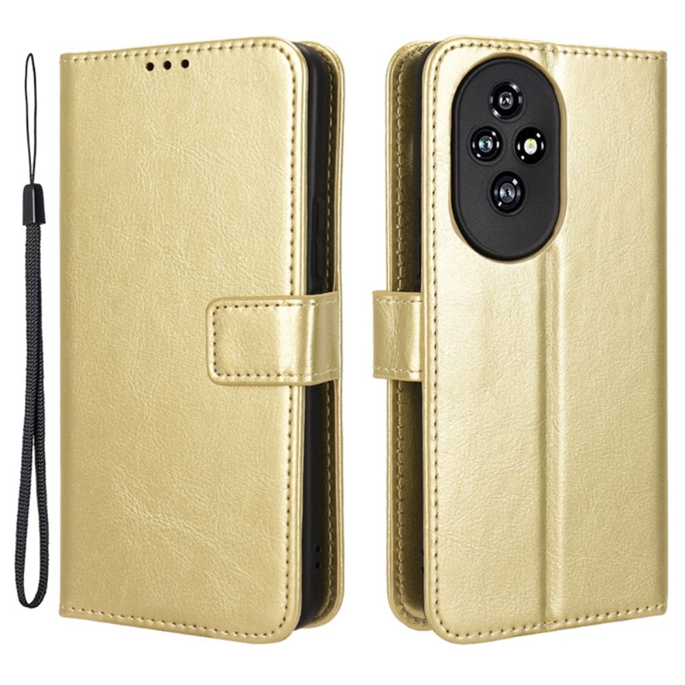 Őrült könyvtáska a Honor 200 5G-hez - arany