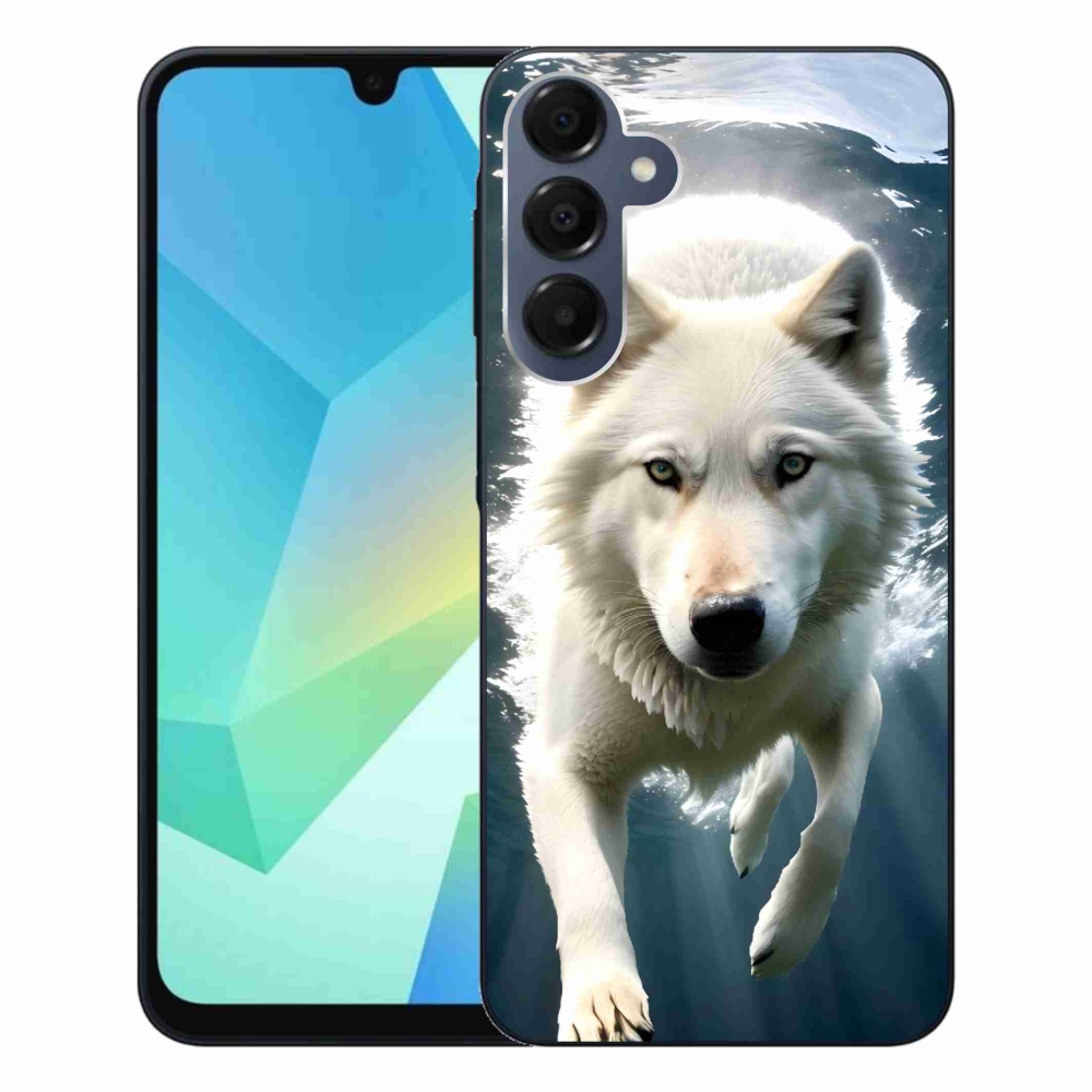 Gél védőhuzat mmCase Samsung Galaxy A16 4G/5G - fehér farkas