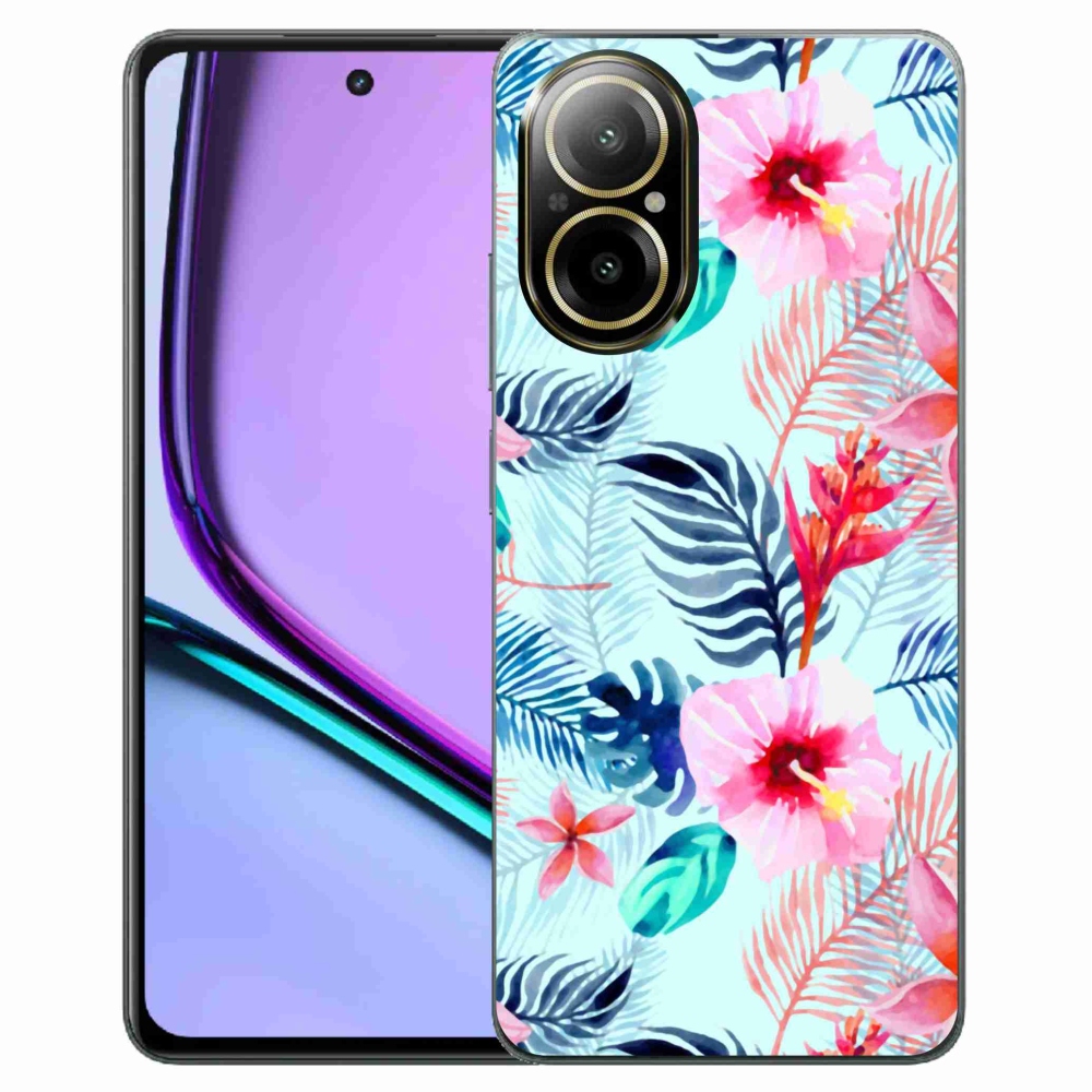 Zselés borítás mmCase a Realme C67 készülékhez - virágok