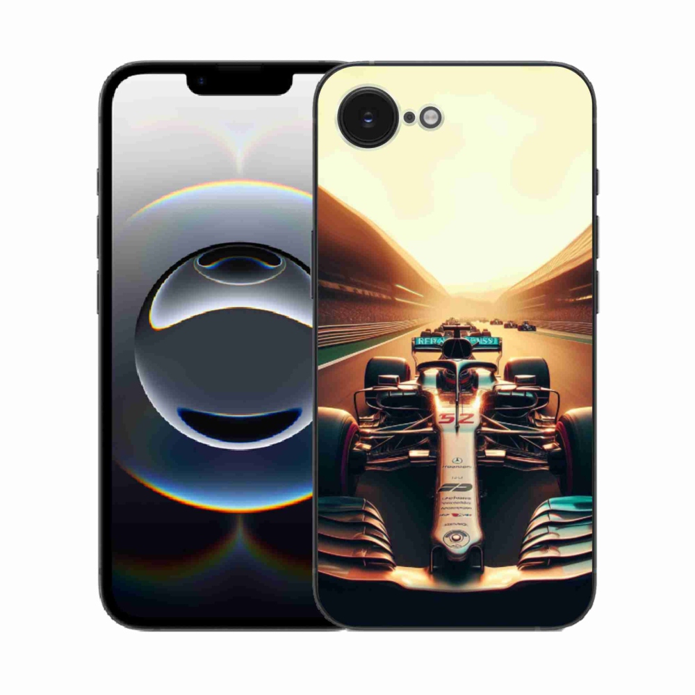 Zselés borítás mmCase iPhone 16e készülékhez - formula 1