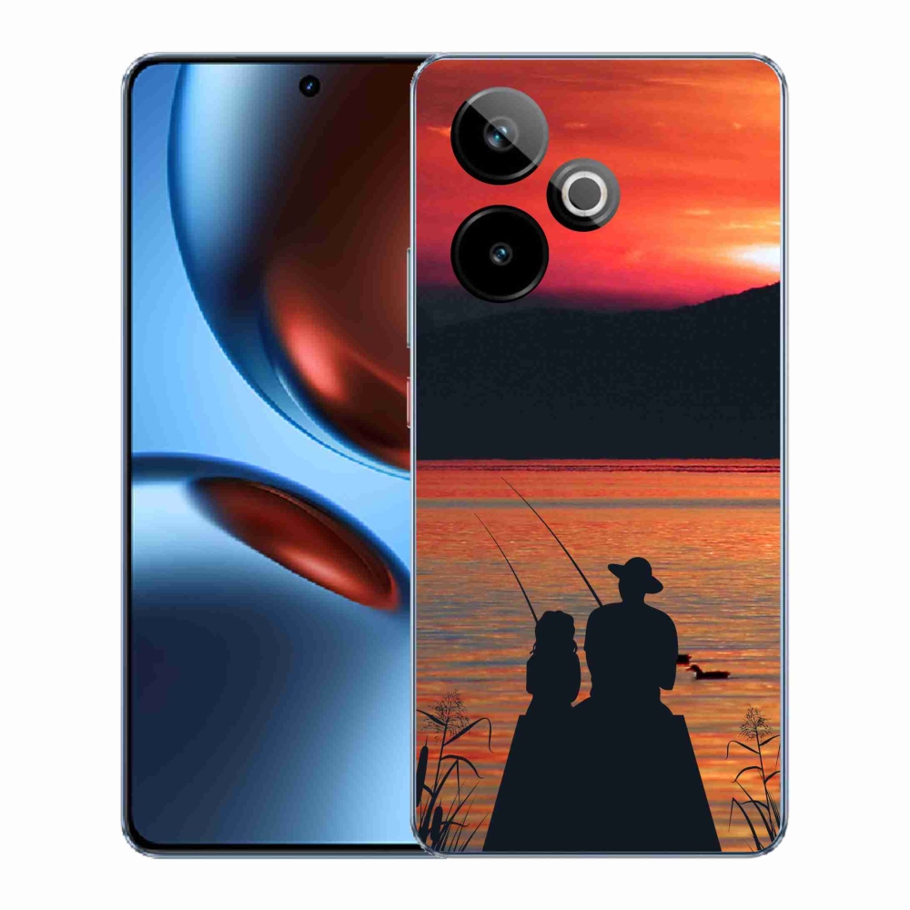 Rugalmas zselés tok mmCase képpel a Realme GT 7 5G/GT 7T 5G számára - halászat 3