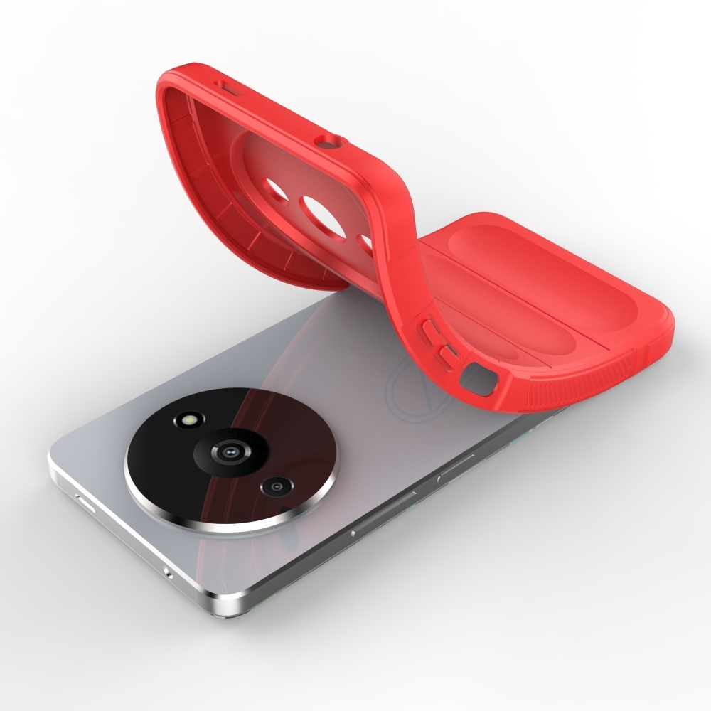 Rugg tartós zselés tok Xiaomi Redmi A3-hoz - piros