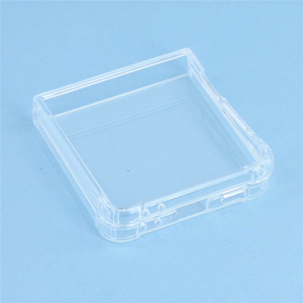 Átlátszó zselés tok megerősített sarkokkal Samsung Galaxy Z Flip7 5G készülékhez