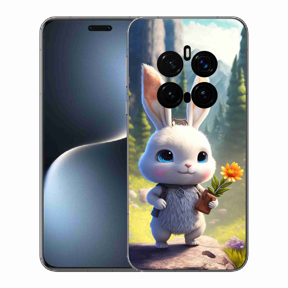 Gél borítás mmCase a Honor Magic 7 Pro 5G számára - aranyos nyuszi