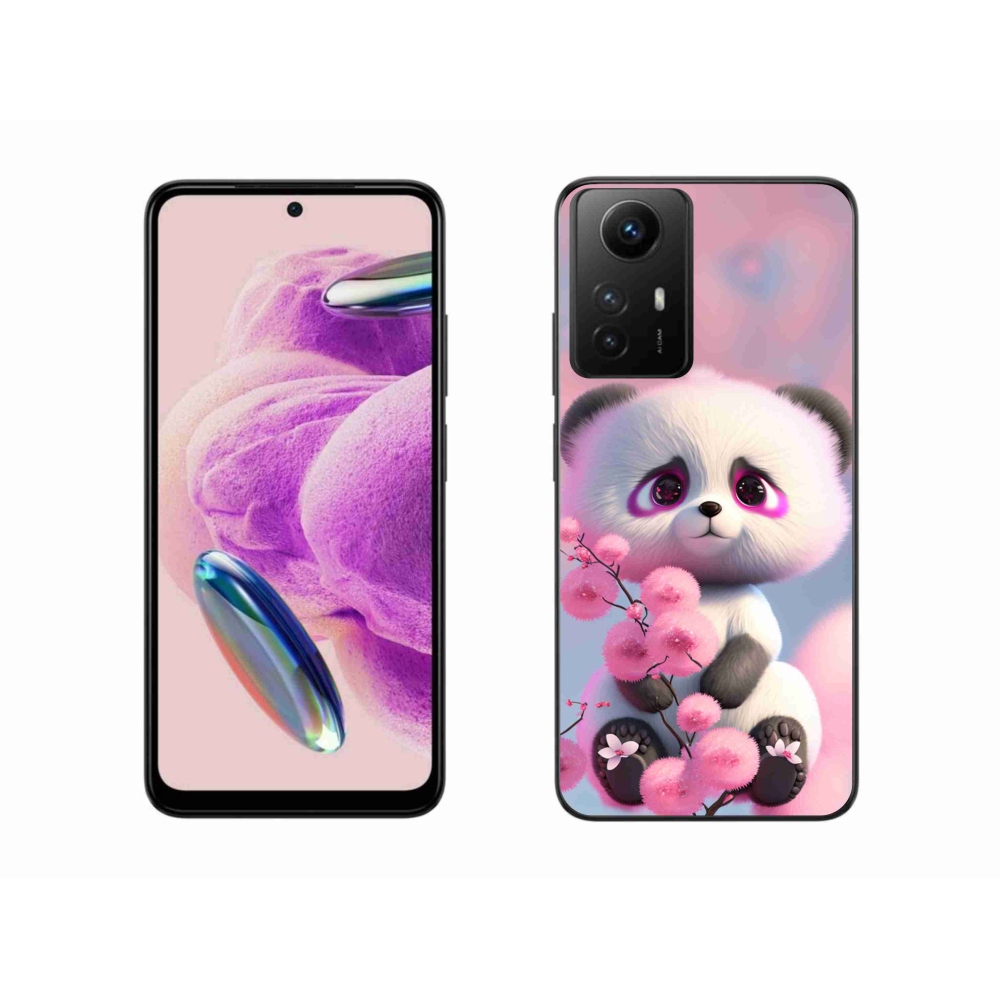 Gél borító mmCase a Xiaomi Redmi Note 12S-hez - aranyos panda 1