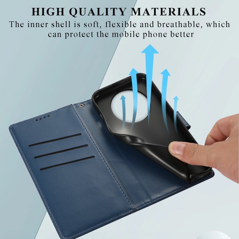 Line könyvtáska a Realme 12 5G/12x 5G készülékhez - kék