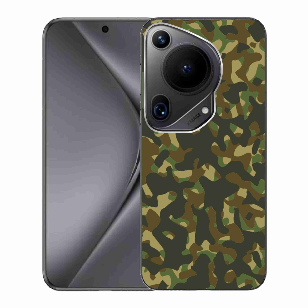 Gél borítás mmCase a Huawei Pura 70 Ultra készülékhez - terepszínű minta 1