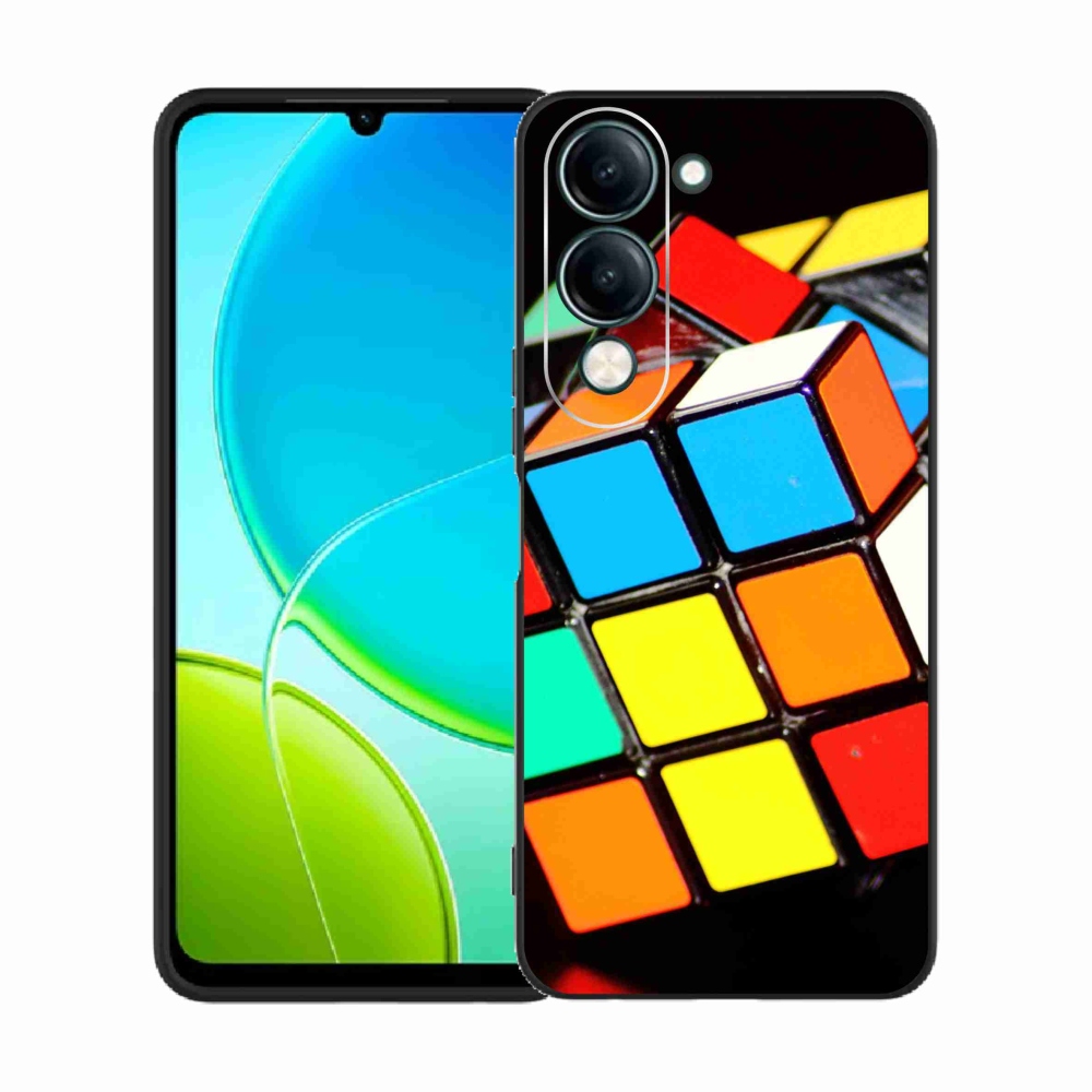 Gél borító mmCase a Vivo Y29s 5G-hez - Rubik-kocka