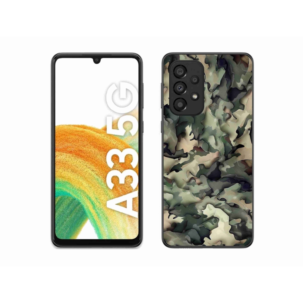Zselés borítás mmCase Samsung Galaxy A33 5G - terepszínű minta 9