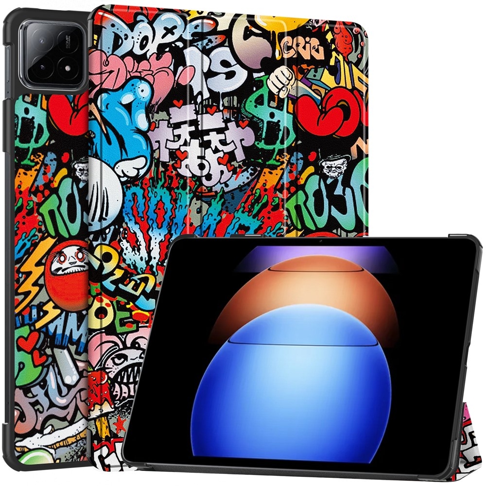 Patte intelligens záró tok Xiaomi Pad 6S Pro tablethez - graffiti
