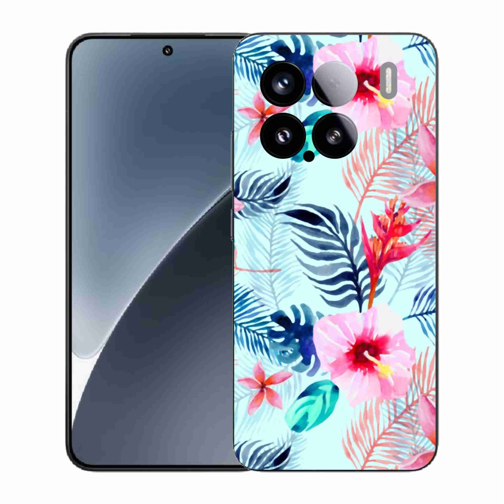 Gél borító mmCase a Xiaomi 15 - virágokhoz