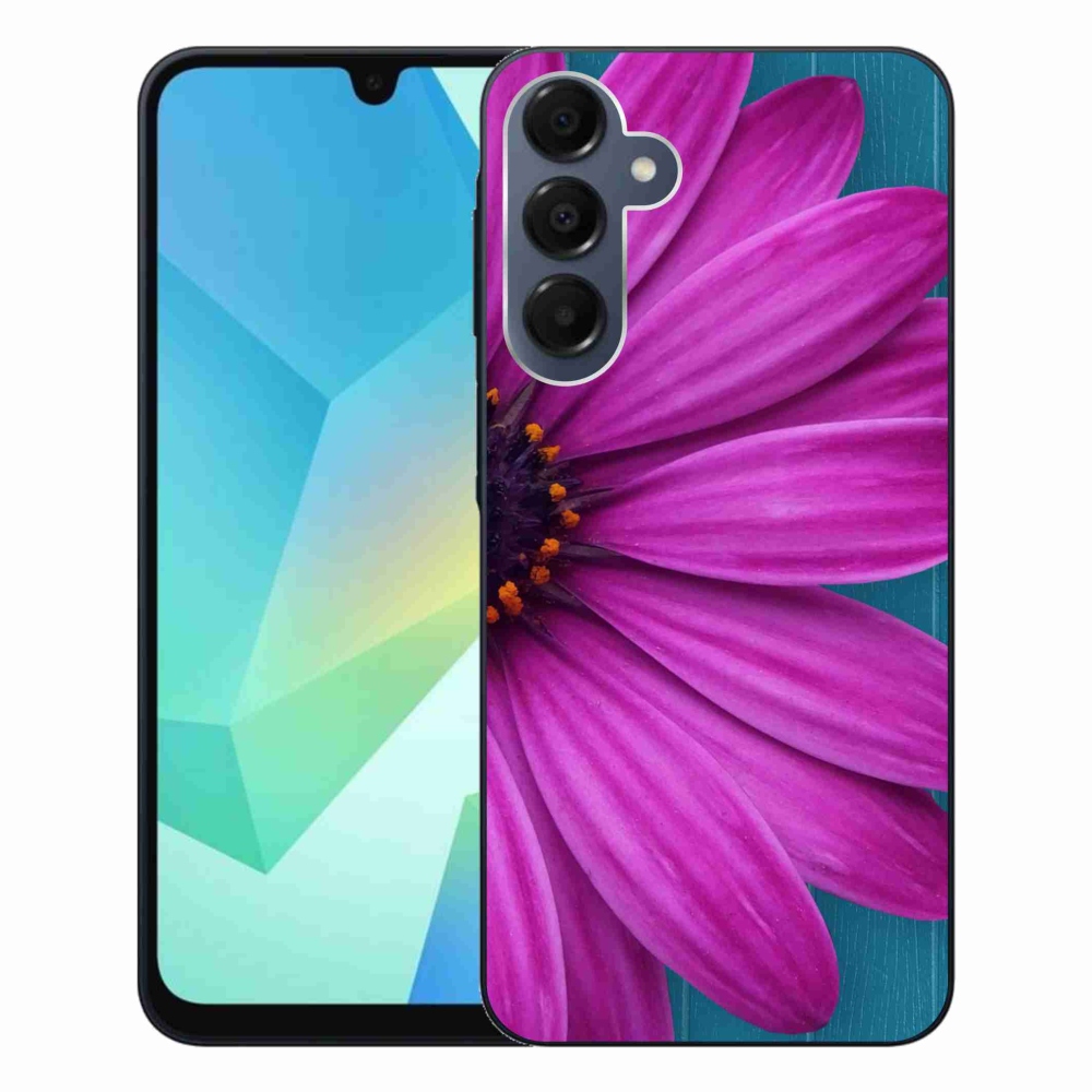 Gél tok mmCase a Samsung Galaxy A16 4G/5G készülékhez - lila margaréta