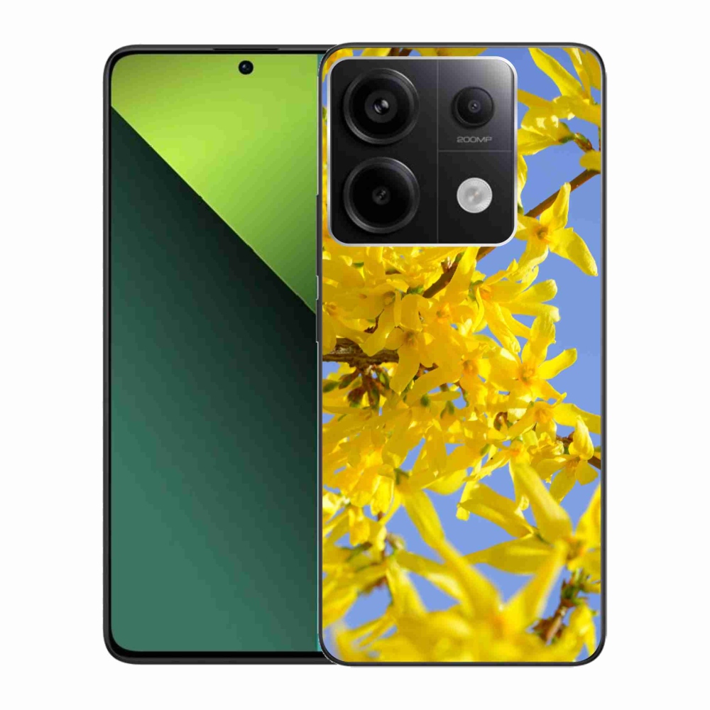 Gél borítás mmCase a Xiaomi Redmi Note 13 Pro 5G/Poco X6 5G számára - sárga virágok