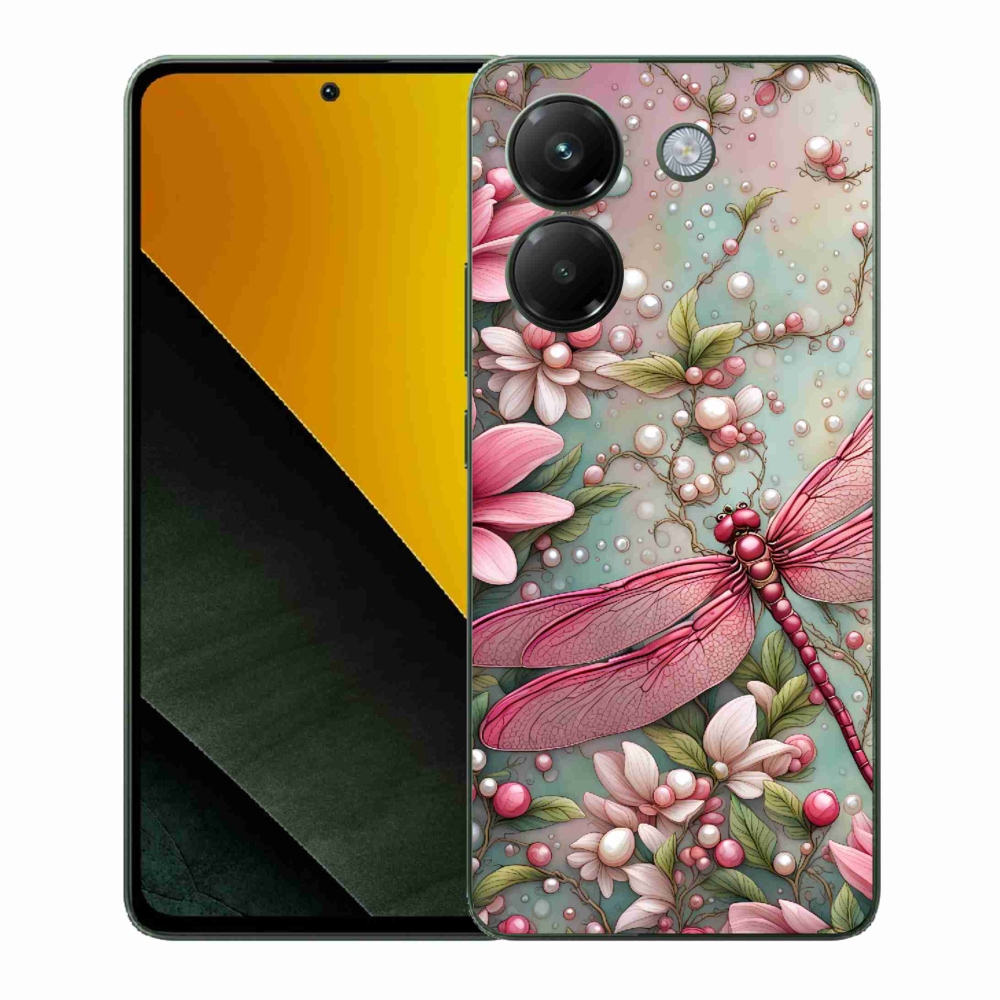 Gél borítás mmCase a Xiaomi Poco M7 Pro 5G számára - szitakötő