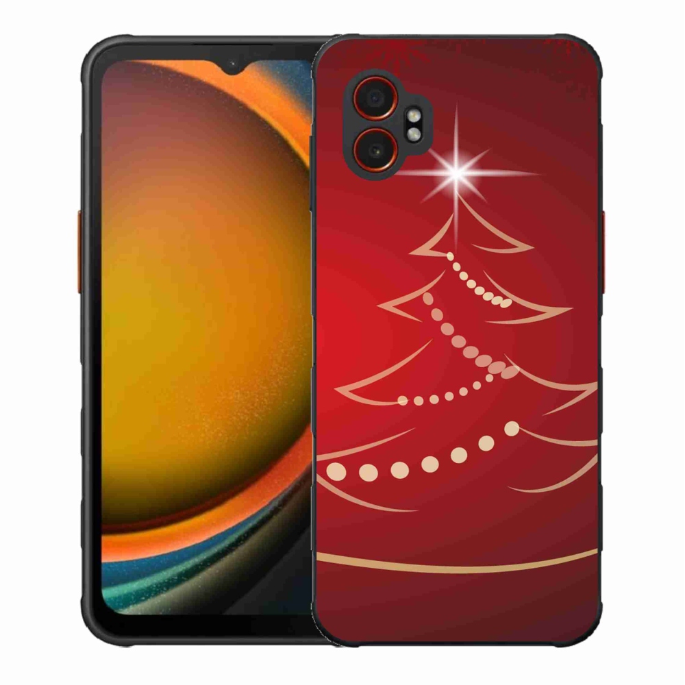 Gél borítás mmCase Samsung Galaxy Xcover 7 Pro - karácsonyfa karikatúra