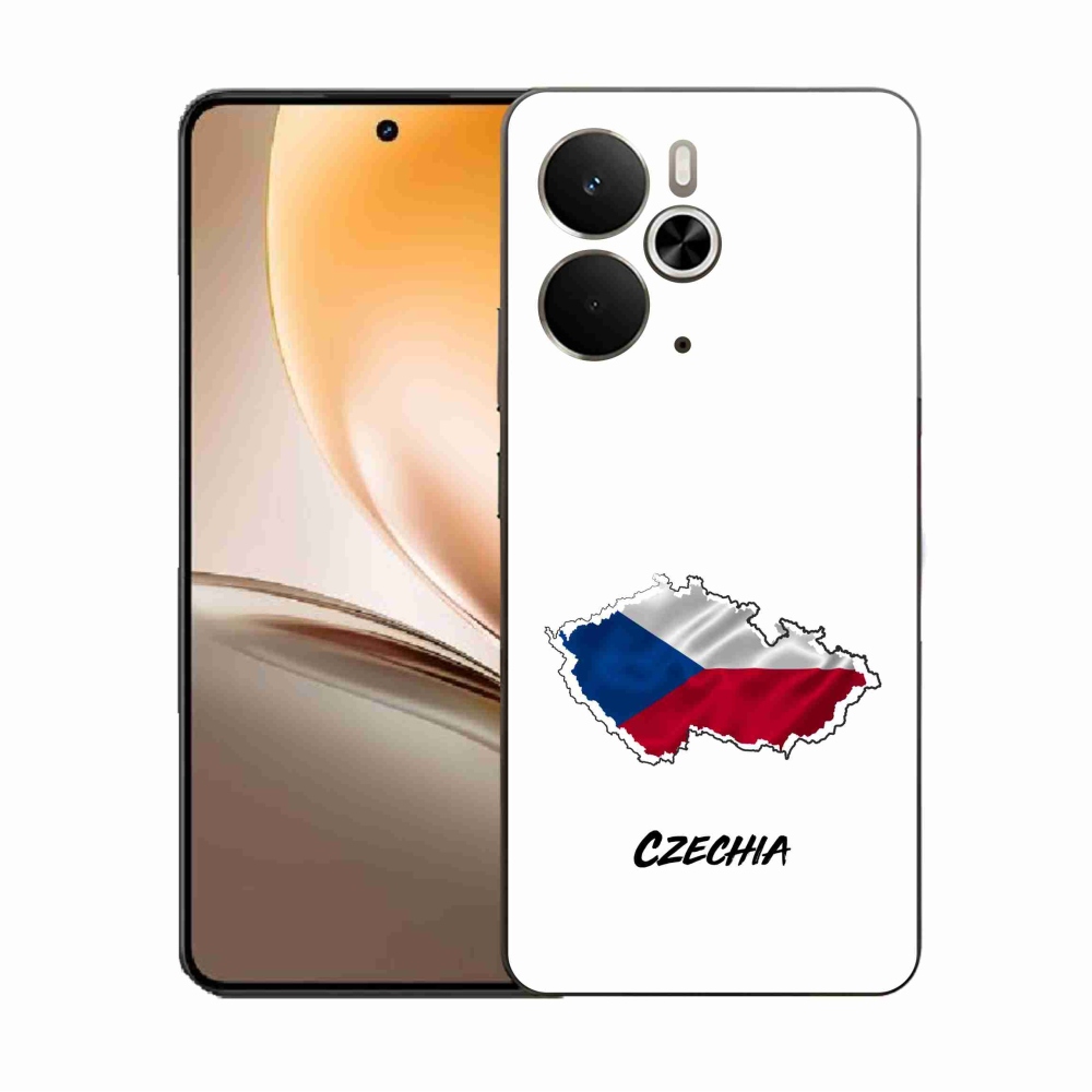 Gél borító mmCase a Realme 14 5G/14T 5G készülékhez - Csehország fehér háttér