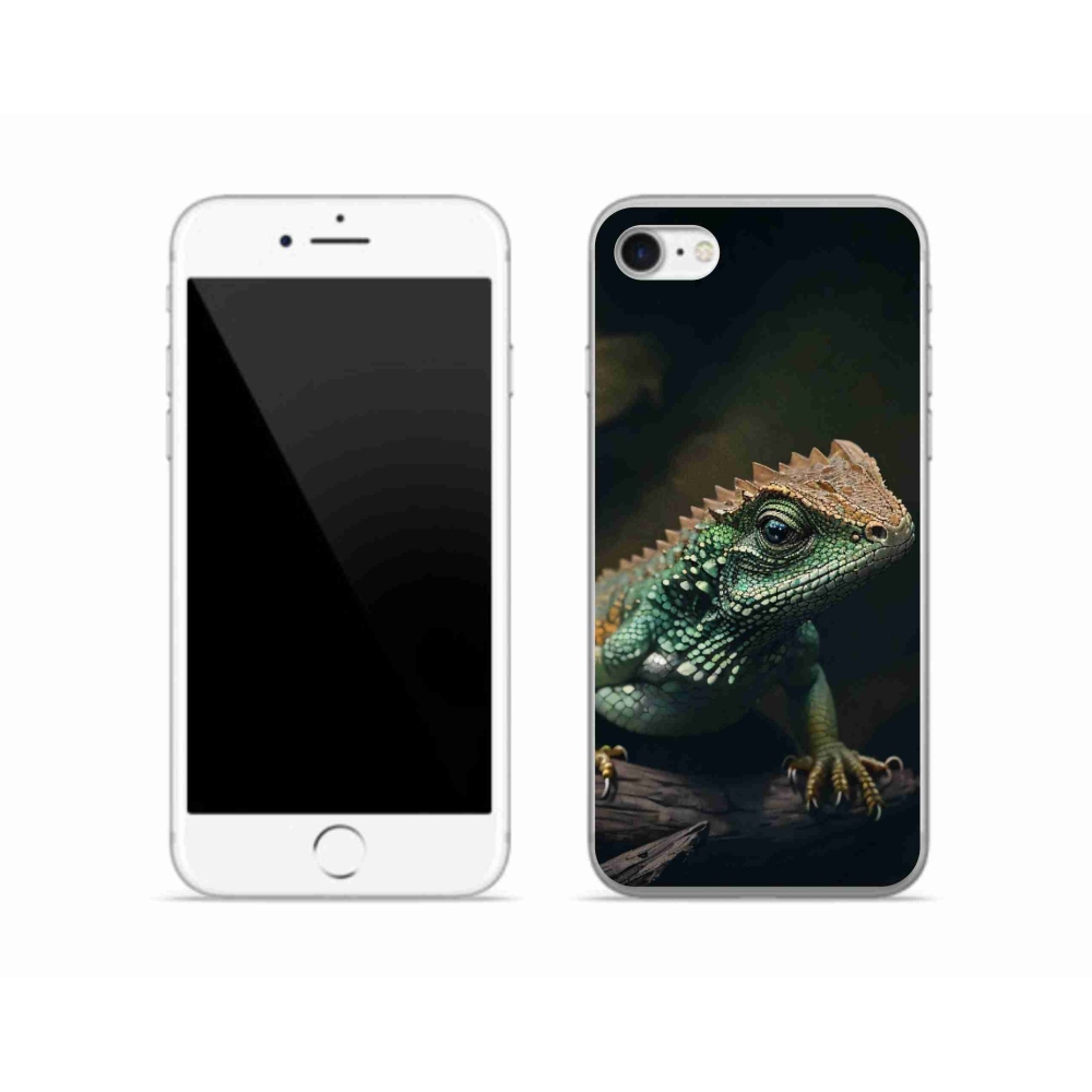 Zselés borítás mmCase iPhone SE (2022) - gyík