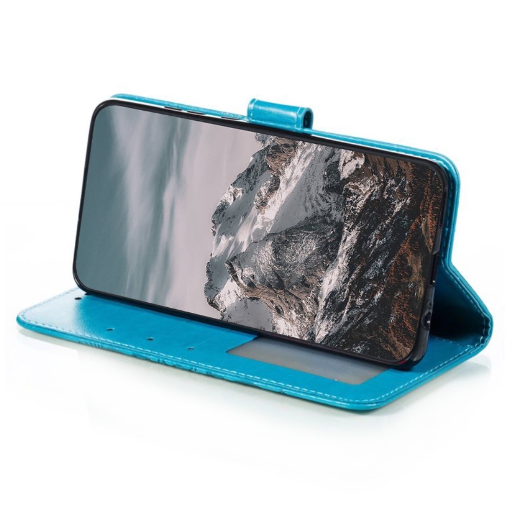 Mandala könyvtáska a Honor 400 Lite-hoz - kék