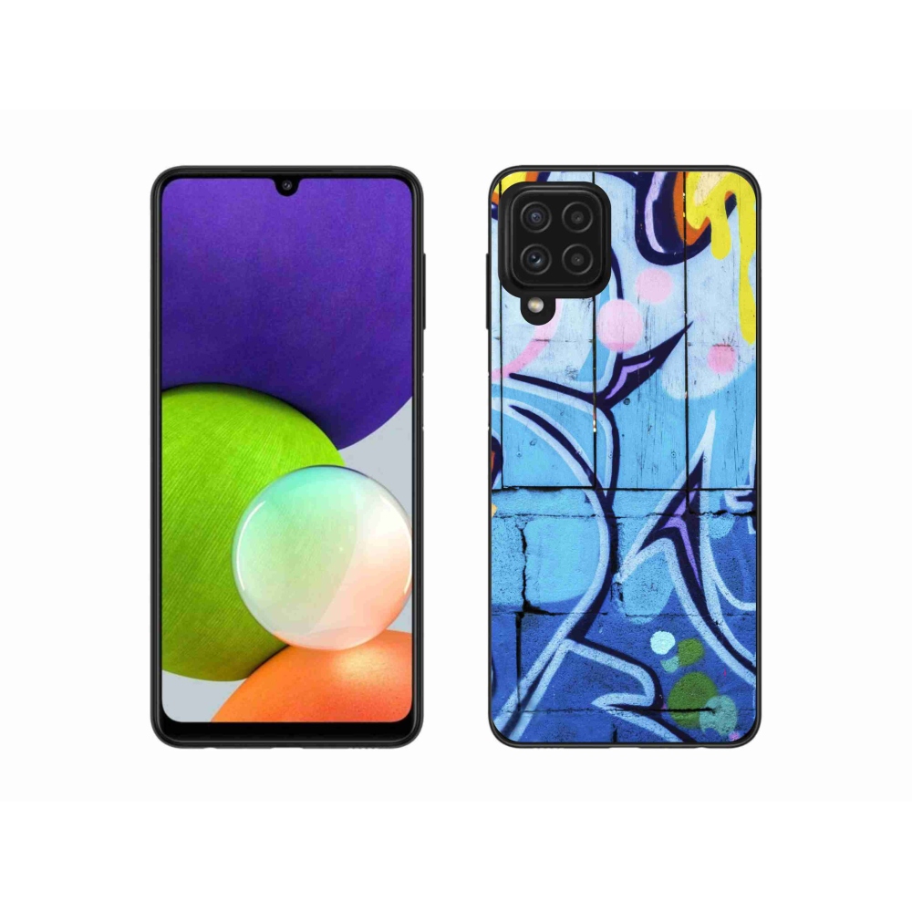 Gél borítás mmCase Samsung Galaxy A22 4G - graffiti