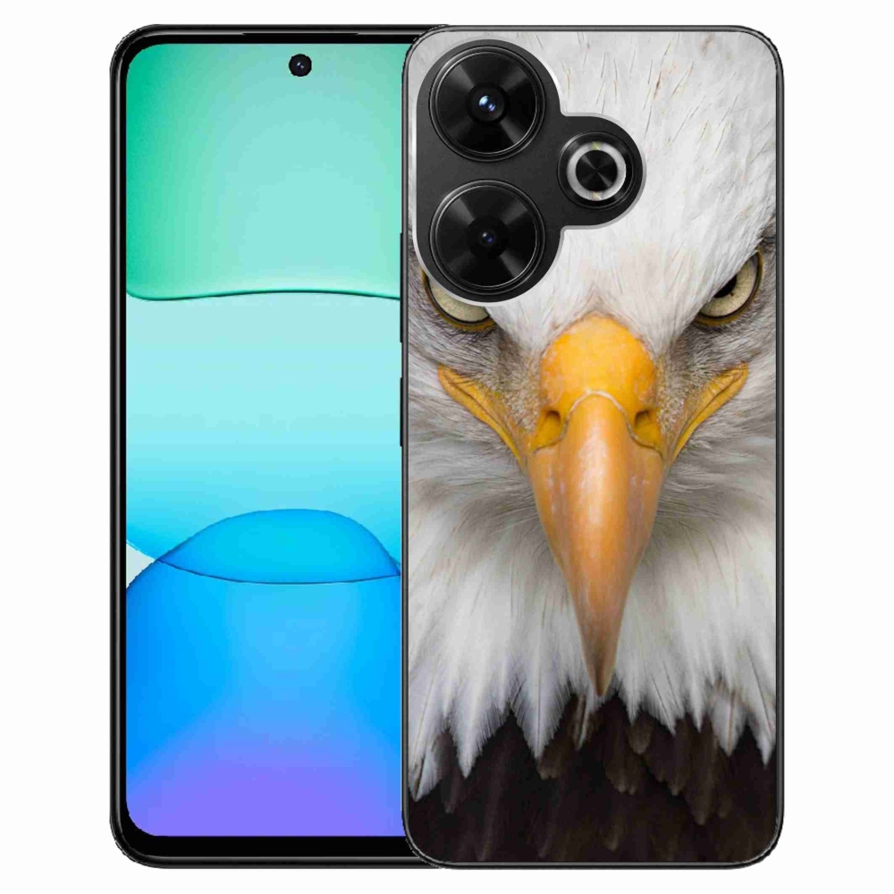 Gél borítás mmCase a Xiaomi Redmi 13 4G/Poco M6 4G számára - sas