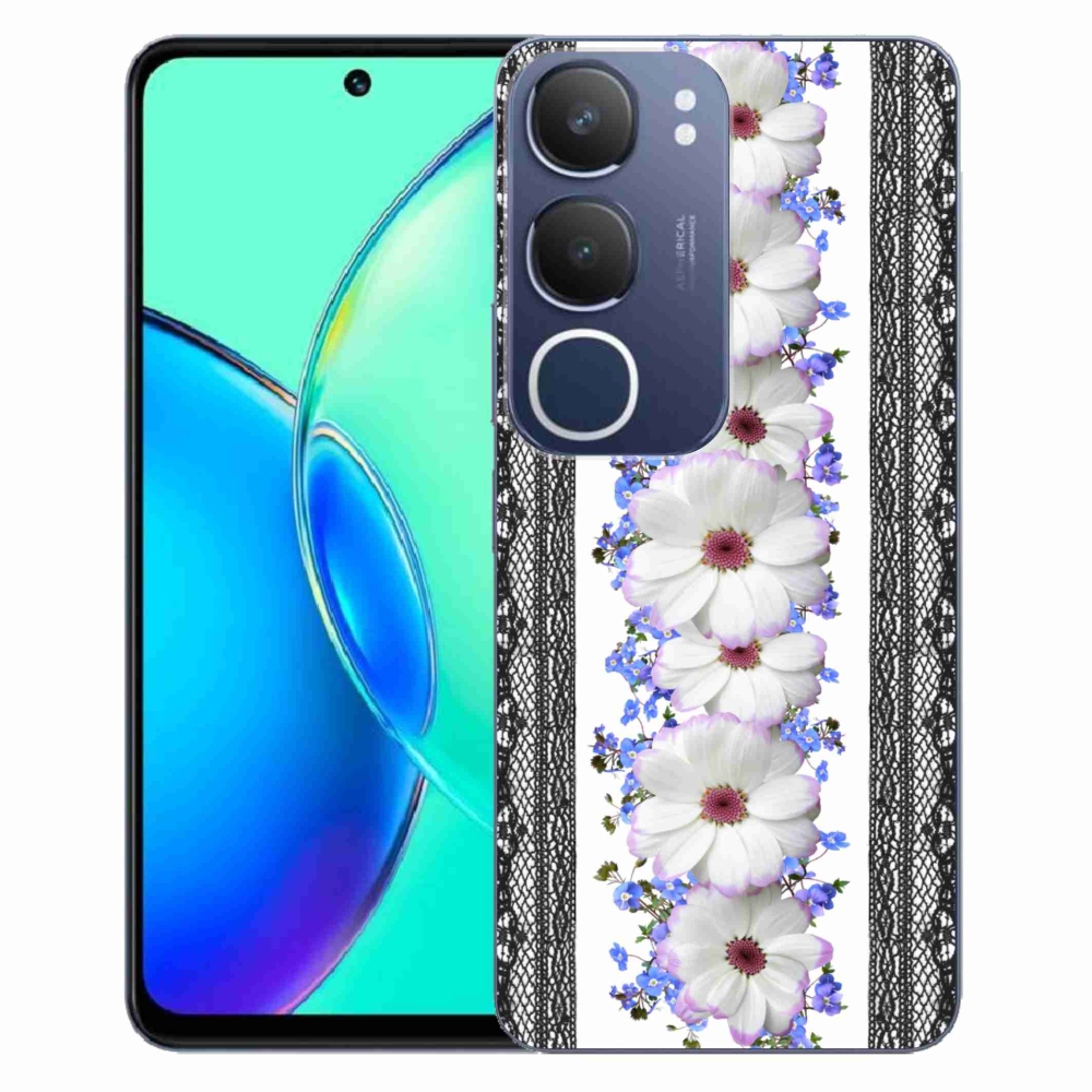 Gél borító mmCase a Vivo Y19s készülékhez - virágok 8