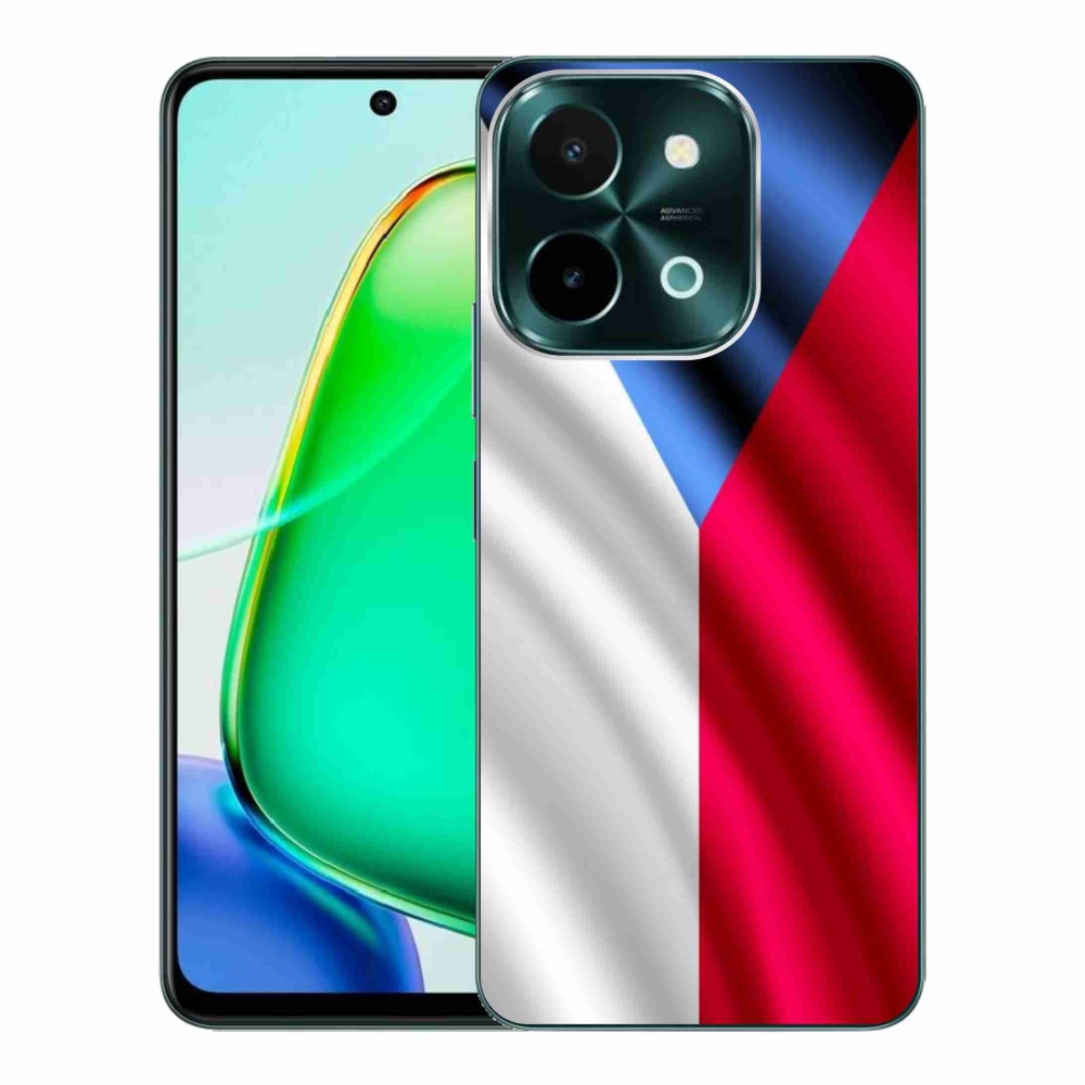 Zselés borító mmCase a Vivo Y28-hoz - cseh zászló