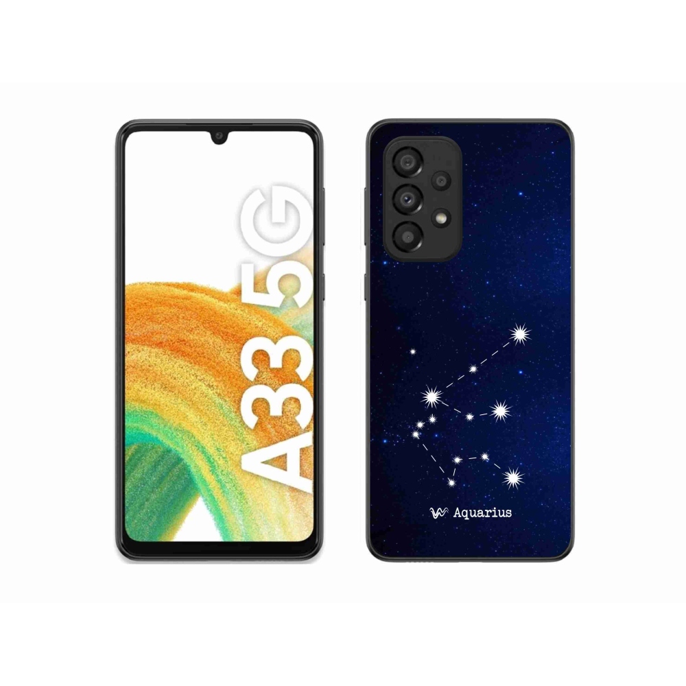 Zselés borítás mmCase Samsung Galaxy A33 5G - Vízöntőhöz