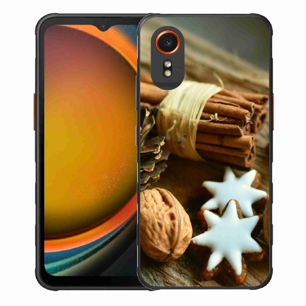 Gél borítás mmCase Samsung Galaxy Xcover 7 - fahéj és mézeskalács - Samsung Galaxy Xcover 7 - fahéj és mézeskalács