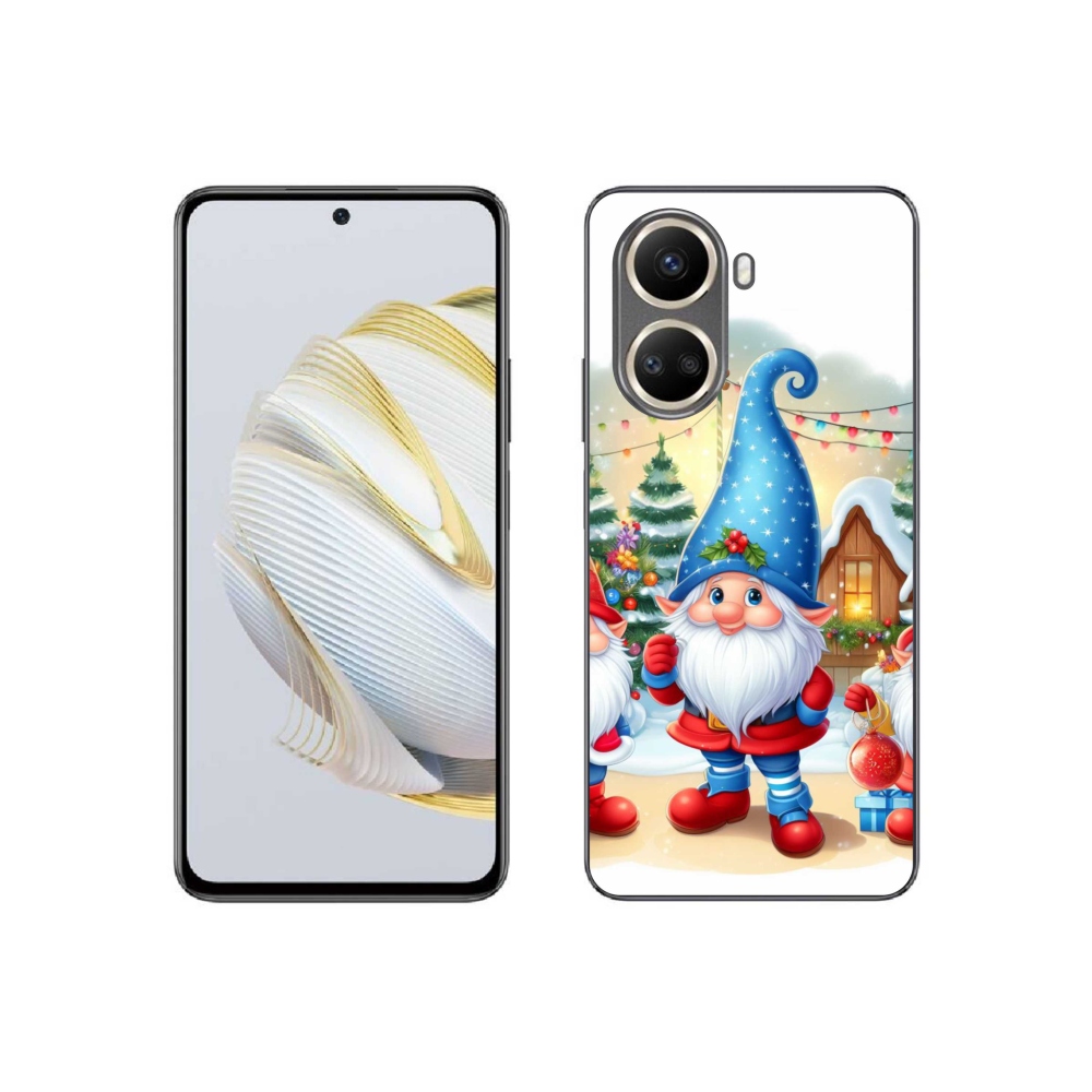 Gél borítás mmCase a Huawei Nova 10 SE számára - Karácsonyi manók