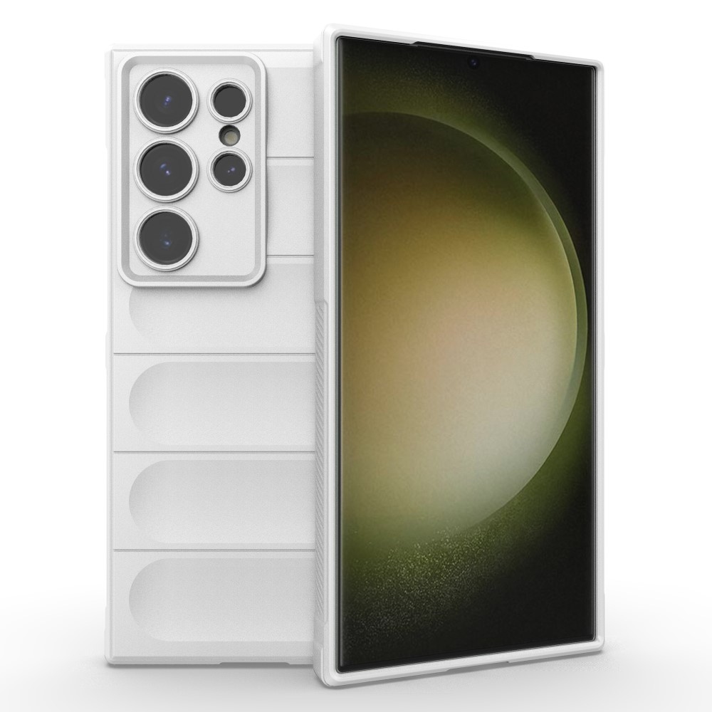 Rugg tartós zselés tok Samsung Galaxy S24 Ultra készülékhez - fehér